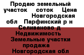 Продаю земельный участок 20 соток  › Цена ­ 400 000 - Новгородская обл., Парфинский р-н, Селиваново д. Недвижимость » Земельные участки продажа   . Новгородская обл.